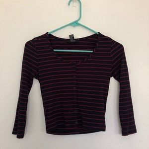 Forever 21 Striped Long Sleeve
